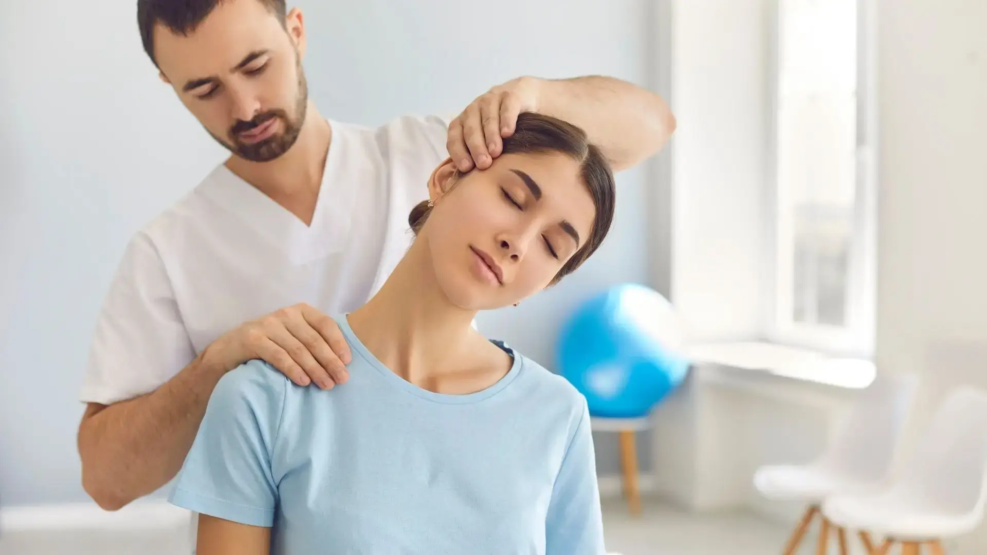Cervical spine assessment and back pain relief treatment at Physio Cure Point physiotherapy clinic
